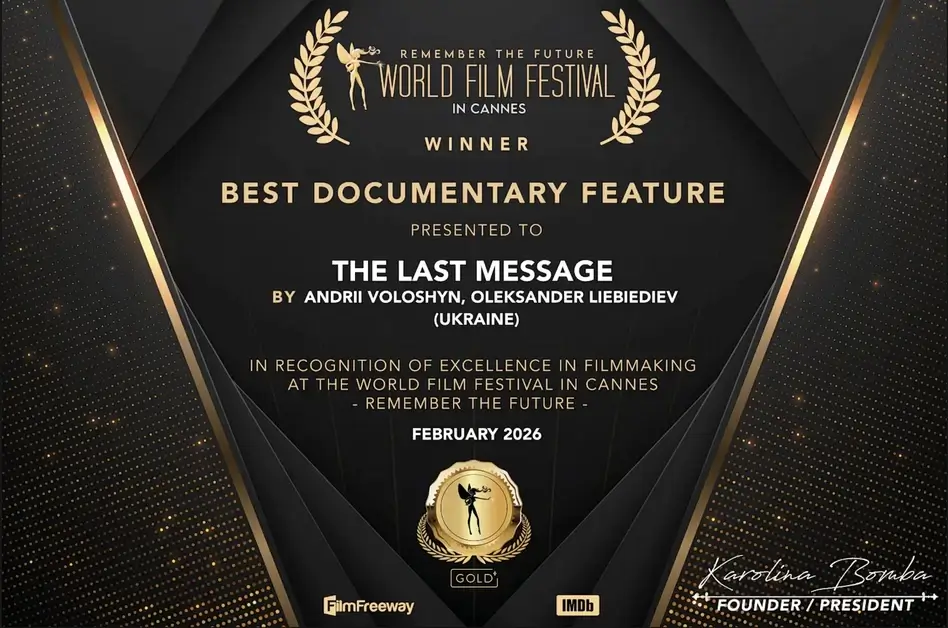 The Last Message Best Documentary Feature World Film Festival in Cannes